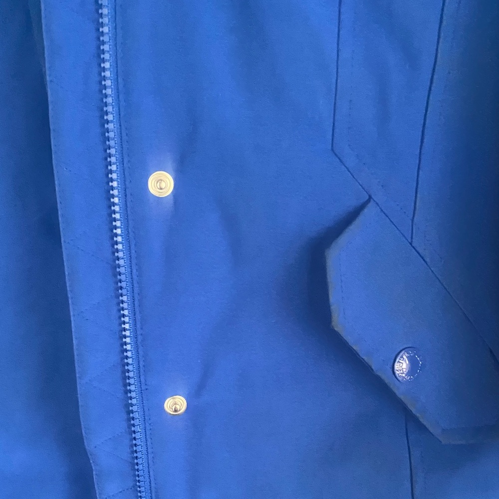 GAP Kids Blue Expedition Parka with Faux Fur Trim - Picture 4 of 14